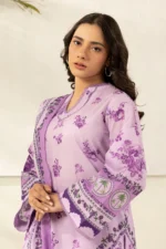 Zellbury Dobby Printed Lawn 3 Piece Lilac Color WUS26X30629