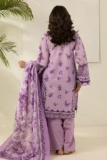 Zellbury Dobby Printed Lawn 3 Piece Lilac Color WUS26X30629