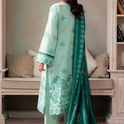 Zellbury Paste Printed Lawn 3 Piece in Green Color WUS26X30695