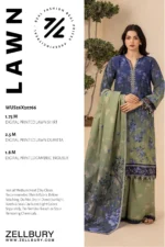 Zellbury Printed Lawn 3 Piece in Green Color WUS26X30766