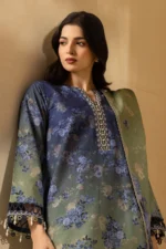 Zellbury Printed Lawn 3 Piece in Green Color WUS26X30766