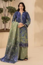 Zellbury Printed Lawn 3 Piece in Green Color WUS26X30766