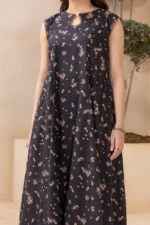 Zellbury Printed Lawn 3 Piece in Black Color WUS26X30826