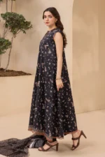 Zellbury Printed Lawn 3 Piece in Black Color WUS26X30826