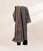 Sapphire Printed Lawn 3 Piece in Black Color U3PDY25V323DS