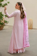 Embroidered Chikankari Cotton 3 Piece in Pink Color WUC26E34048