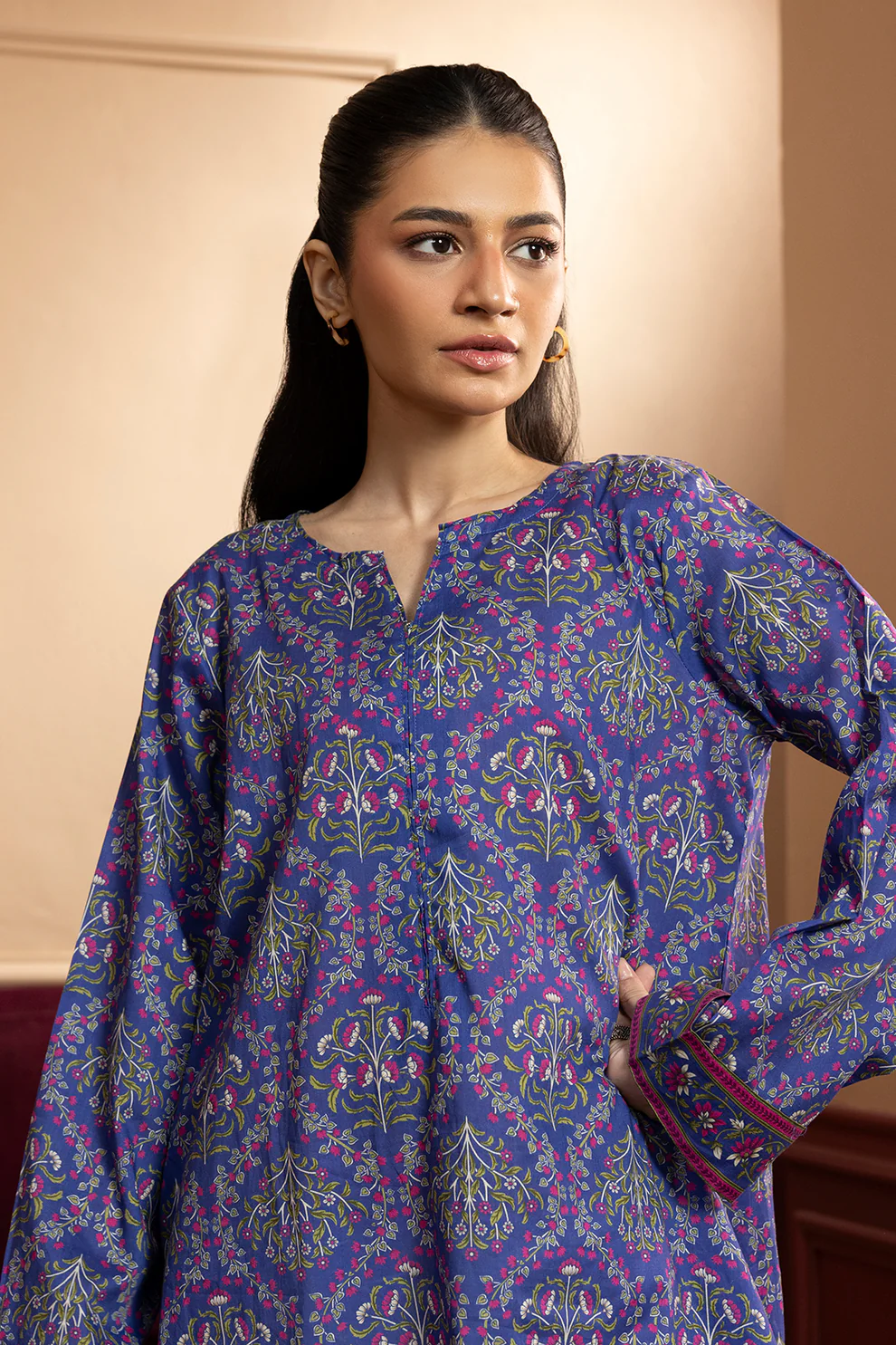 WPS2611969_16 Stitched Printed Lawn Shirt WPS2611969