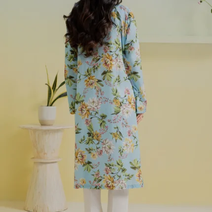 Stitched Printed Textured Lawn Shirt