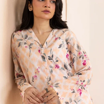 Stitched Printed Lawn Shirt WPS2611988