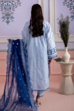 Embroidered Lawn 3 Piece in Blue Color WUS25E30618