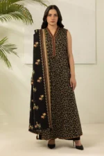 Zellbury Printed 2 Piece in Black Color WUS26X20462