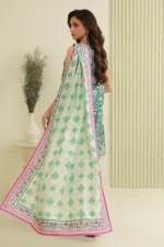 Printed Lawn 2 Piece in Green Color WUS26X20805