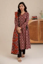 Printed Lawn Dupatta Shirt 2 Piece WUS26X20862