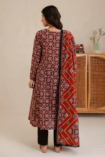 Printed Lawn Dupatta Shirt 2 Piece WUS26X20862