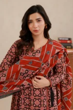 Printed Lawn Dupatta Shirt 2 Piece WUS26X20862