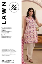 Printed Lawn 2 Piece Shirt Dupatta WUS26X20926