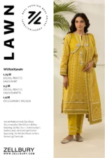 Printed Lawn 3 Piece in Yellow Color WUS26X30481