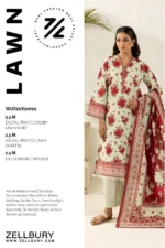 Printed Dobby Lawn 3 Piece in WUS26X30699