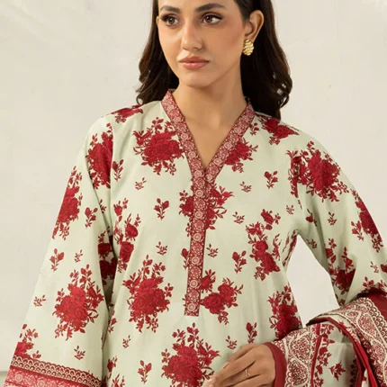 Printed Dobby Lawn 3 Piece in WUS26X30699
