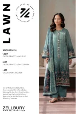 Printed Lawn 3 Piece in Grey Color WUS26X30752
