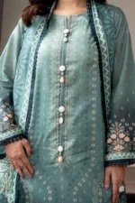 Printed Lawn 3 Piece in Grey Color WUS26X30752