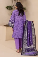 Printed Lawn 3 Piece in Purple Color WUS26X30764