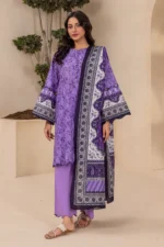 Printed Lawn 3 Piece in Purple Color WUS26X30764