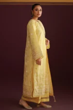 Paste Printed Lawn 3 Piece in Lemon Color WUS26X30772