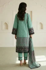 Printed Lawn 3 Piece in Green Color WUS26X30877