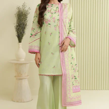 Printed Lawn 3 Piece in Pista Color WUS26X30884