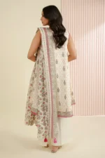 Printed Lawn 3 Piece in Off White Color WUS26X30945