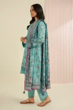 Printed Lawn 3 Piece in Blue Color WUS26X30951