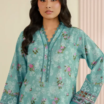 Printed Lawn 3 Piece in Blue Color WUS26X30951