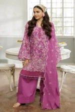 Embroidered Cotton Chikankari 3 Piece WUC25E34027