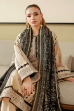 Embroidered Cotton Chikankari 3 Piece WUC26E34047