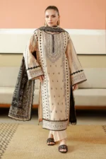 Embroidered Cotton Chikankari 3 Piece WUC26E34047
