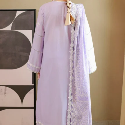 Embroidered Cotton Chikankari 3 Piece WUC26E34059