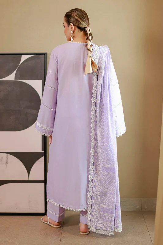Embroidered Cotton Chikankari 3 Piece WUC26E34059