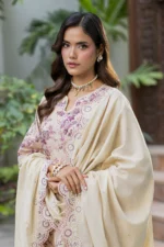 Embroidered Cotton Chikankari 3 Piece WUC26E34064