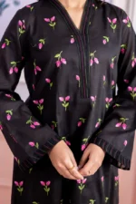 Embroidered Lawn 2 Piece in Black Color WUS26E21207