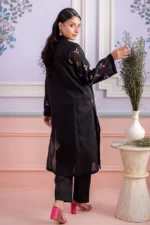 Embroidered Lawn 2 Piece in Black Color WUS26E21207