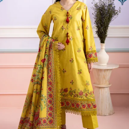 Embroidered Lawn 3 Piece WUS26E30441