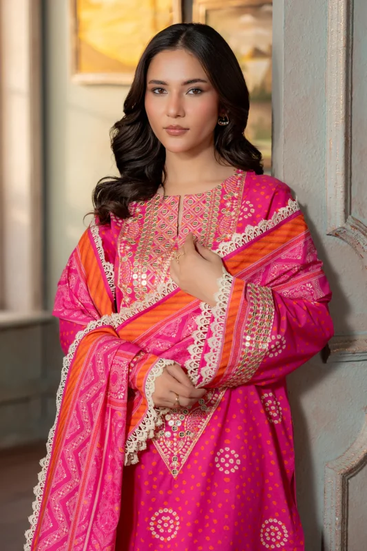 Embroidered Lawn 3 Piece WUS26E30502