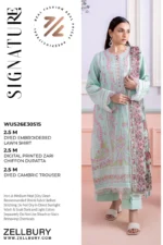 Signature Embroidered Lawn 3 Piece WUS26E30515
