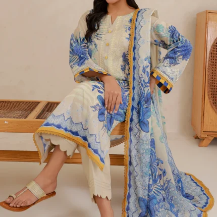 Embroidered Lawn 3 Piece WUS26E30705