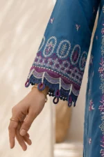 Signature Embroidered Lawn 3 Piece in Blue Color WUS26E30719