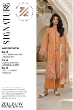 Signature Embroidered Lawn 3 Piece WUS26E30793