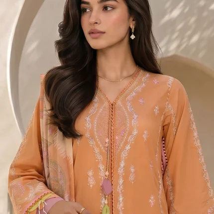 Signature Embroidered Lawn 3 Piece WUS26E30793