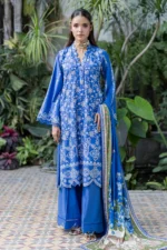 Embroidered Cotton Chikankari 3 Piece WUS26E34079