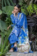 Embroidered Cotton Chikankari 3 Piece WUS26E34079